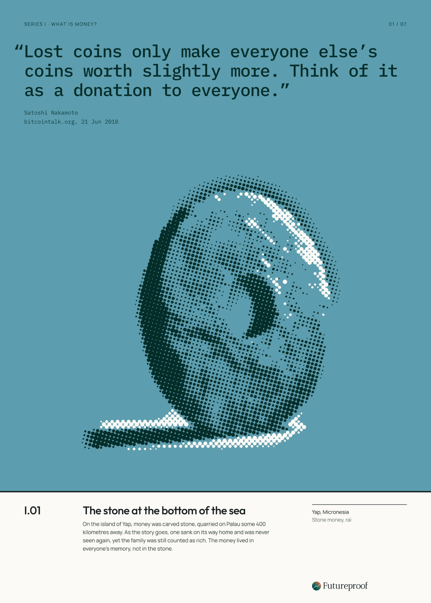 I.01: The stone at the bottom of the sea